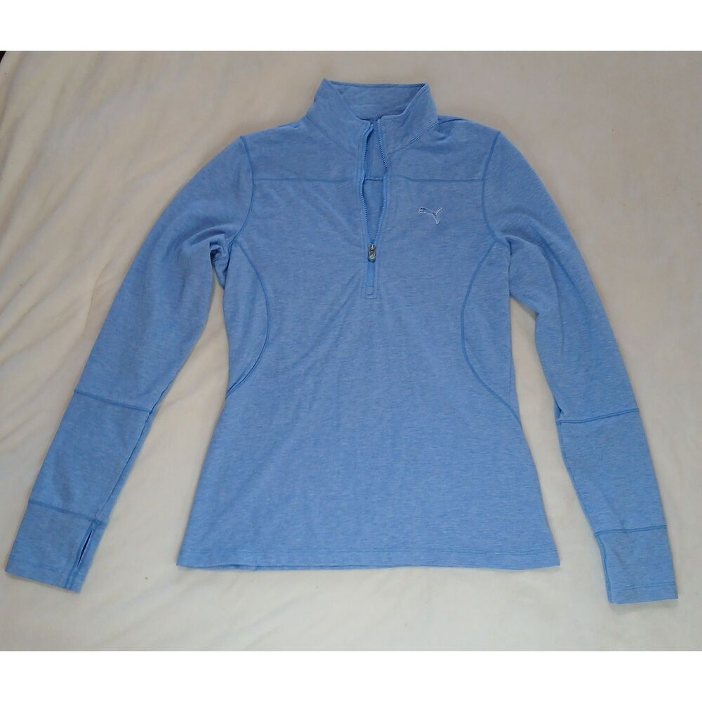 Puma Golf Cobra Blue Long Sleeve Top Small Sport Lifestyle Style 567007
